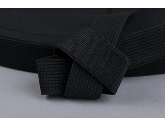 Band Elastiek 10mm Zwart