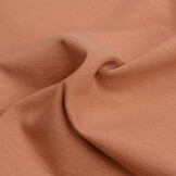 Organic French Terry Stof Donker Salmon