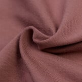 Organic French Terry Stof Oud Mauve