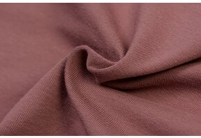Organic French Terry Stof Oud Mauve