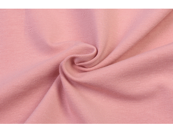 Organic French Terry Stof Oud Roze