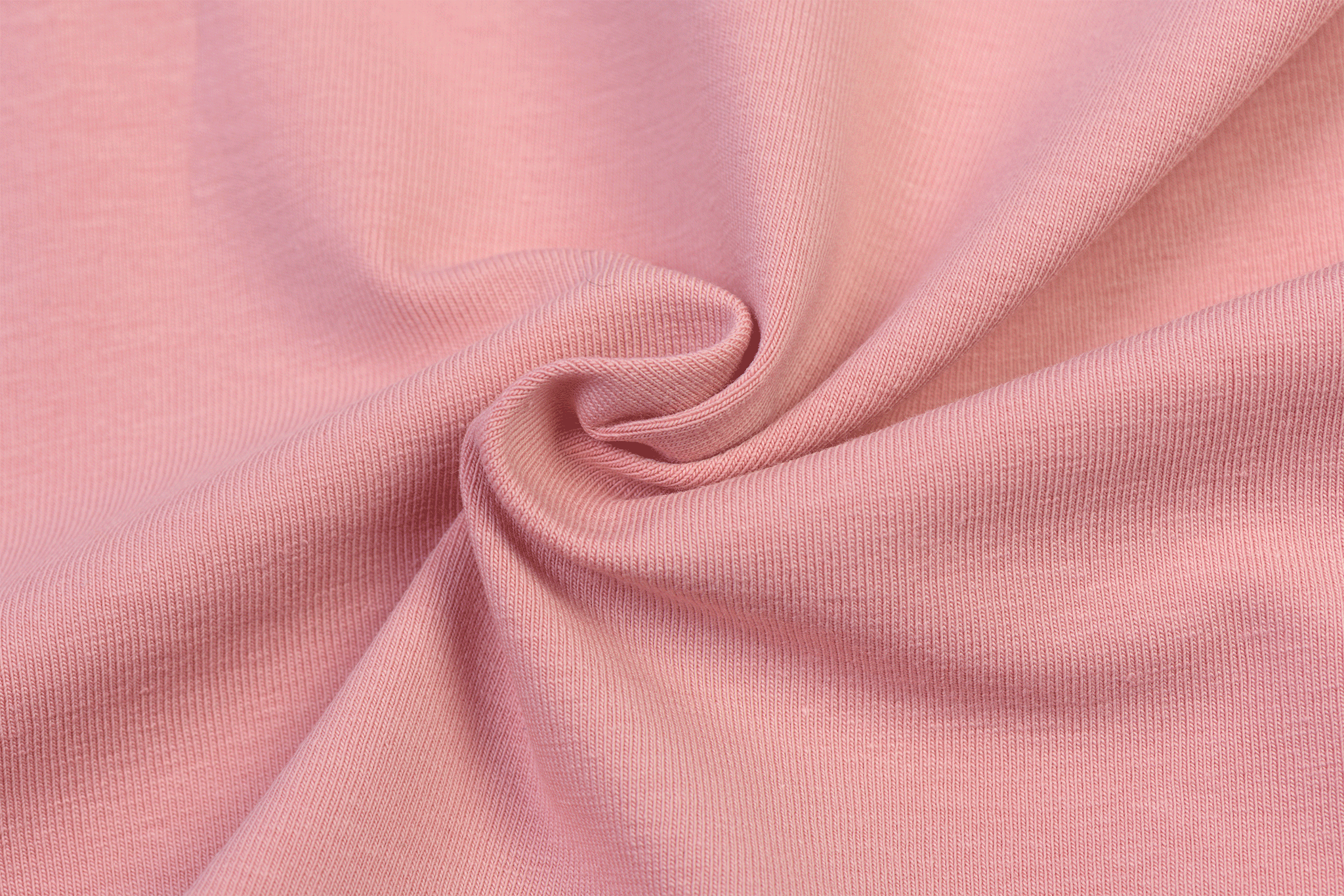 Organic French Terry Stof Oud Roze