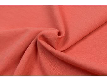 Organic French Terry Stof Perzik