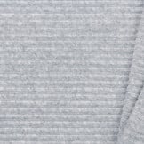Brede Ribfluweel Jersey Stof Grijs Melange – Zacht & Stijlvol