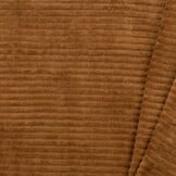 Brede Ribfluweel Jersey Stof Cognac – Zacht, Soepel & Rekbaar