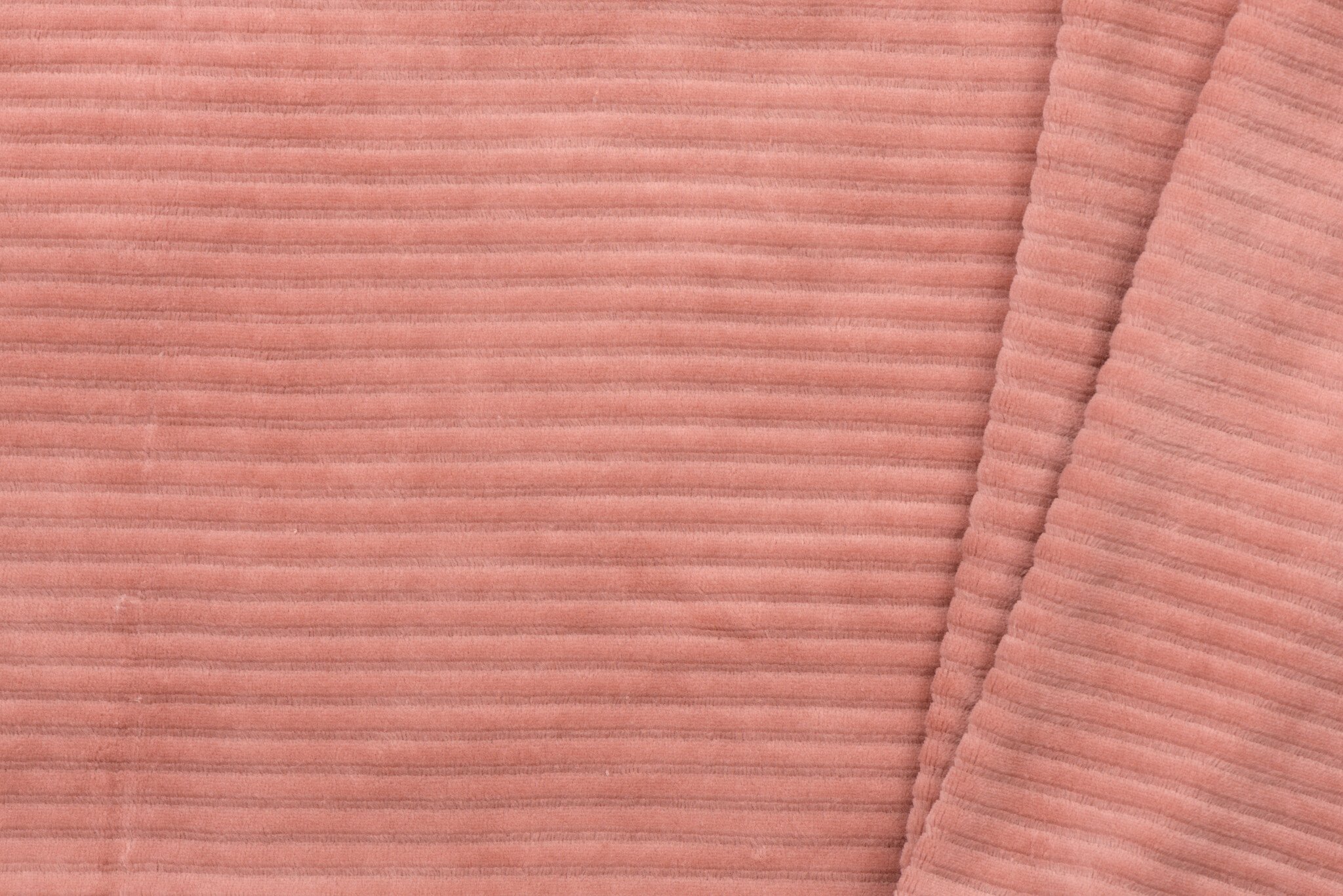Brede Ribfluweel Jersey Stof Klei Roze – Zacht & Stijlvol