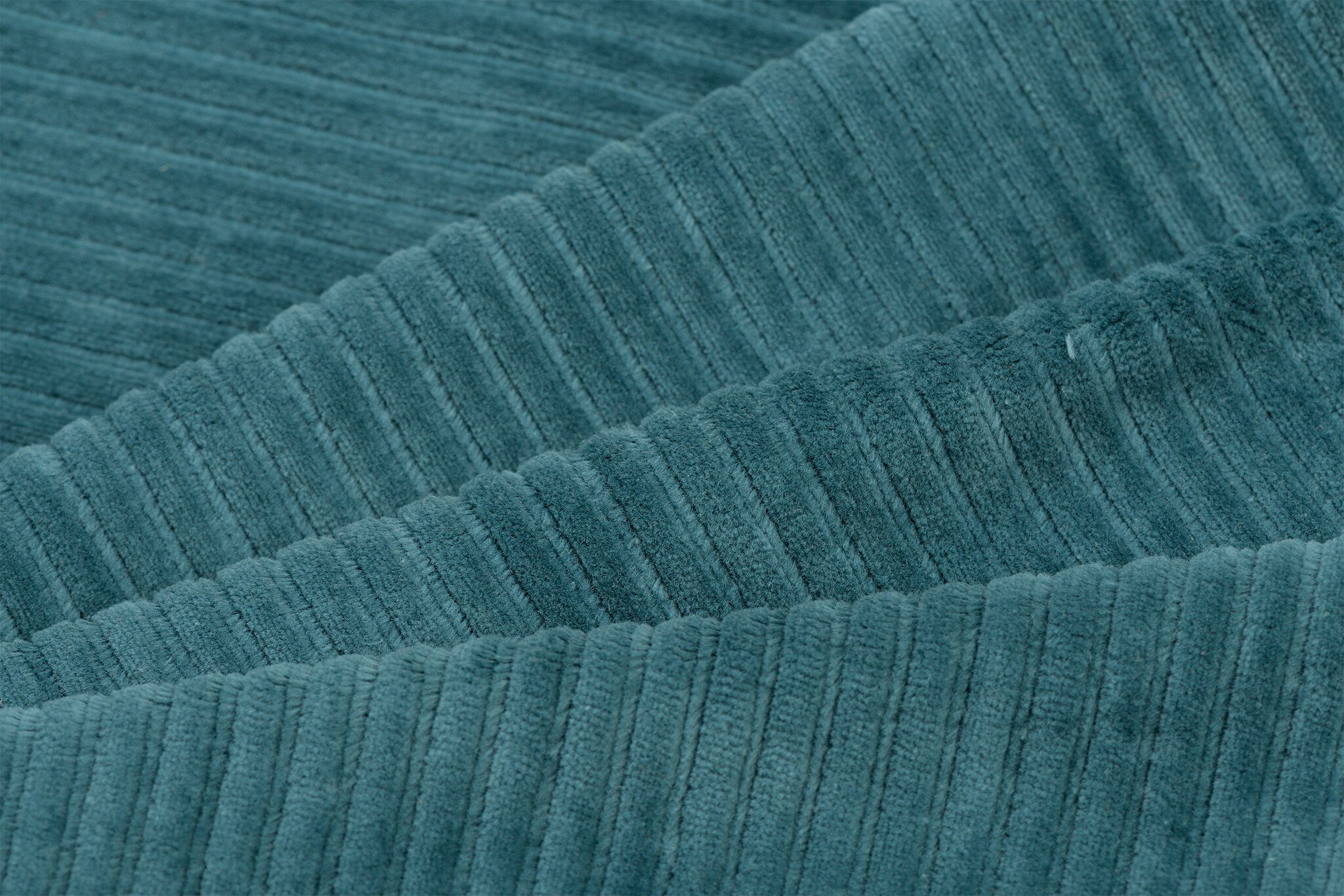 Brede Ribfluweel Jersey Stof Emerald Groen – Zacht & Stijlvol