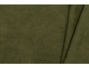 Stretch Imitatie Suède Stof Legergroen
