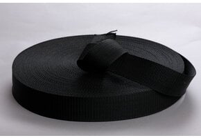 Tassenband Zwart 40mm