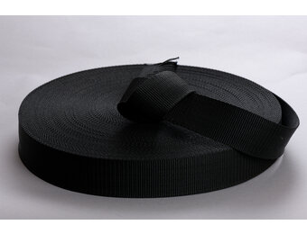 Tassenband Zwart 40mm