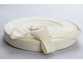 Keperband Katoen Ecru 25mm