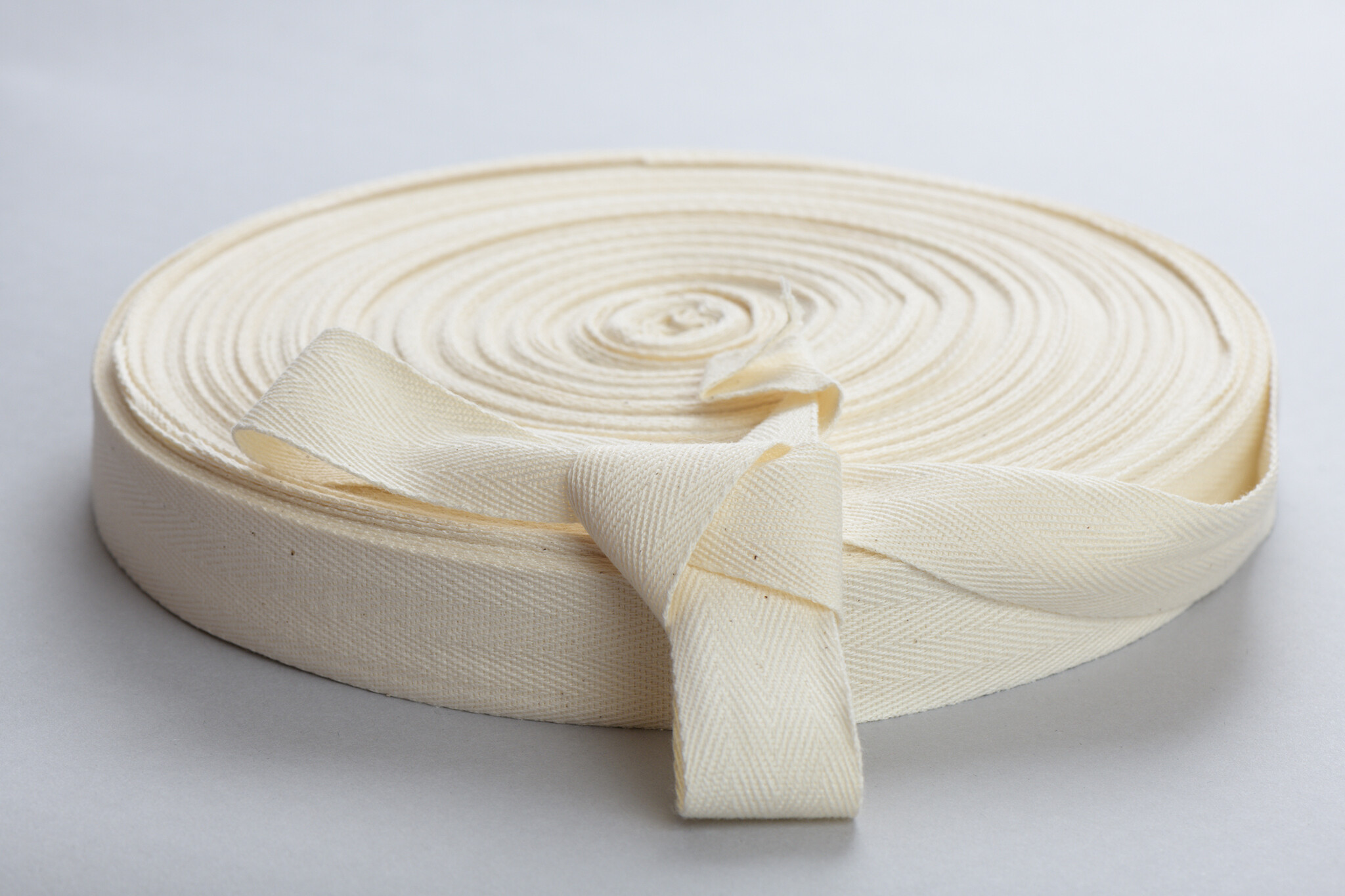 Keperband Katoen Ongebleekt 25mm