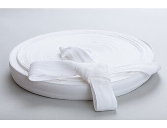 Keperband Katoen Wit 15mm