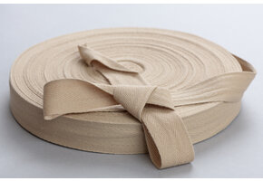 Keperband Katoen Beige 15mm