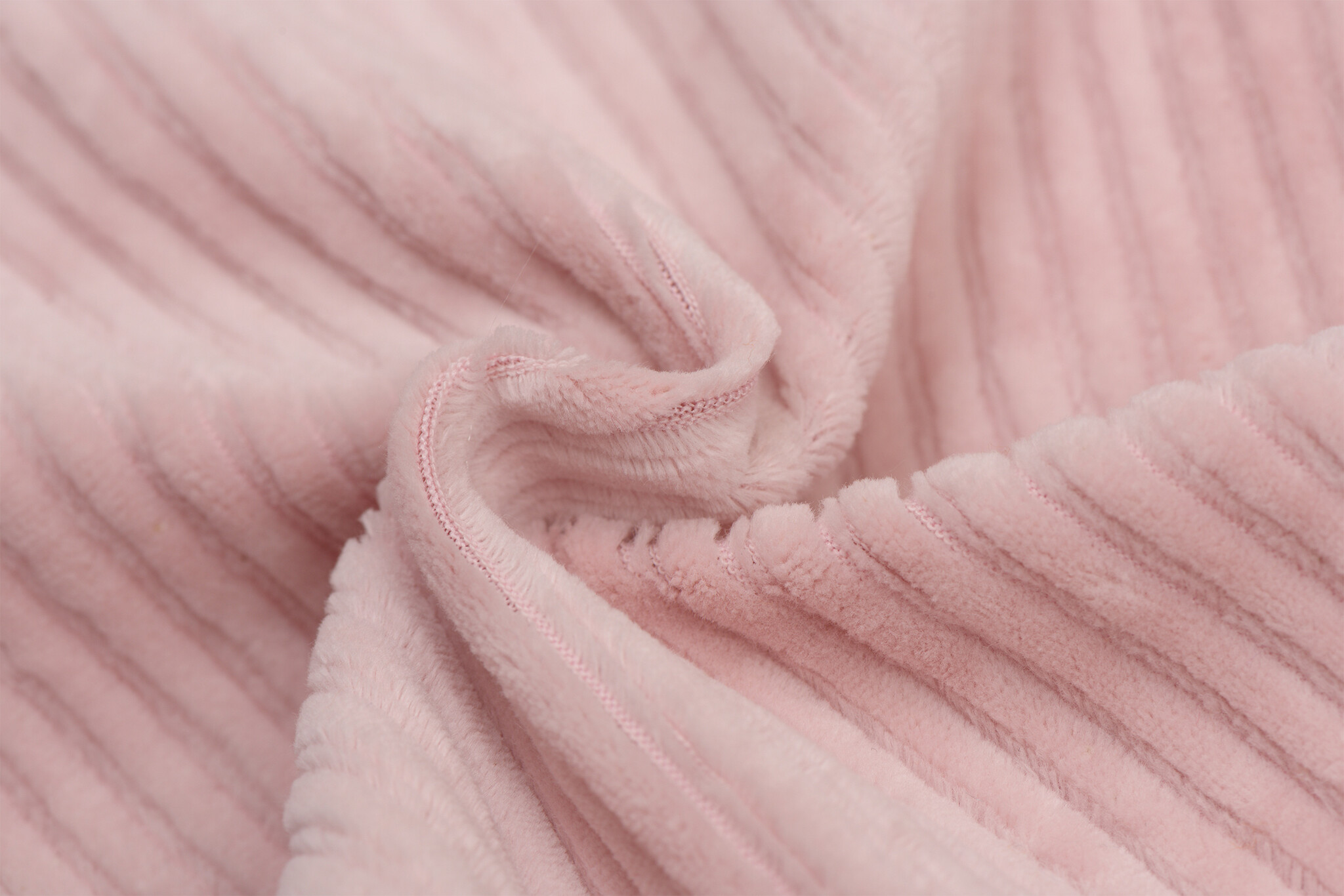 Brede Ribfluweel Jersey Stof Oud Roze – Zacht & Stijlvol
