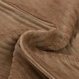 Brede Ribfluweel Jersey Stof Lichtbruin – Zacht & Stijlvol