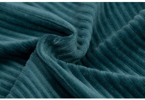 Brede Ribfluweel Jersey Stof Emerald Groen