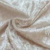 Velours de pannes uni champagne