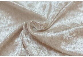 Velours de pannes uni champagne