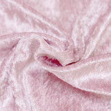 Velours de pannes uni zacht roze