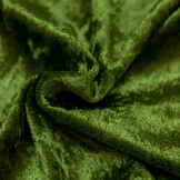 Velours de pannes uni mosgroen
