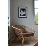 Interieurstof Velours Deco Square Sand