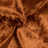 Velours de pannes uni cognac