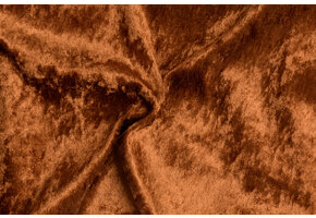 Velours de pannes uni cognac