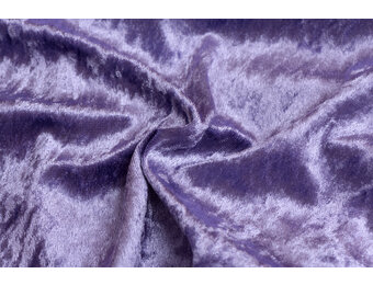 Velours de pannes uni lila