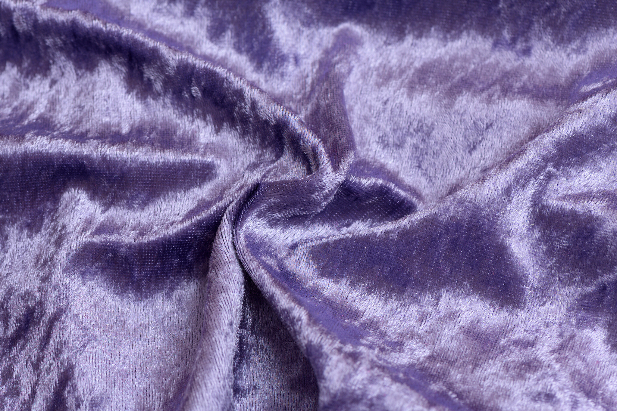 Velours de pannes uni lila