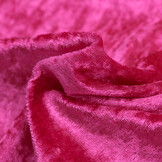 Velours de pannes uni fuchsia
