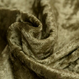 Velours de pannes uni olijf groen