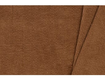 Corduroy Stretch Stof 6 Wales Licht Bruin