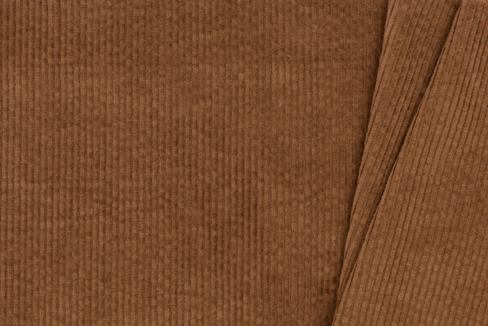 Corduroy Stretch Stof 6 Wales Licht Bruin