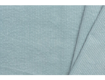 Corduroy Stretch Stof 6 Wales Zeegroen