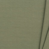 Ottoman Rib Jersey Stof Olijf