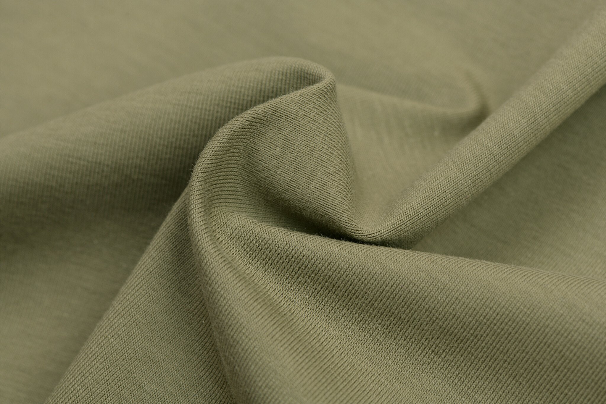 Katoenen Jersey Olijf – Zacht, Rekbaar & Ademend