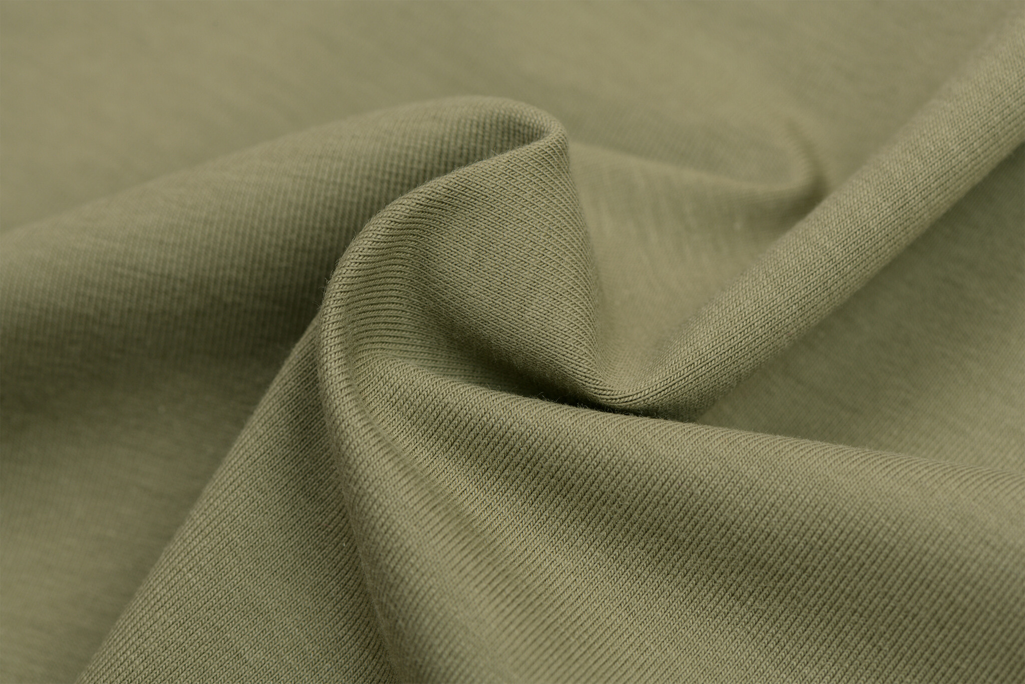 Katoenen Jersey Olijf – Zacht, Rekbaar & Ademend