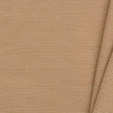 Ottoman Rib Jersey Stof Cacao Bruin