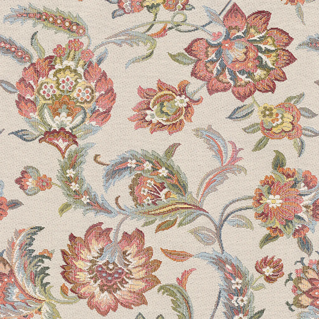 Gobelin Stof Indian Rose Tapestry