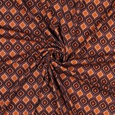 Jersey Rosella Stretch Retro Brown