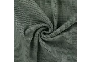 Gebreide Stof Fine Knit Cable Dusty Mint