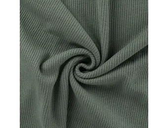 Gebreide Stof Fine Knit Cable Dusty Mint