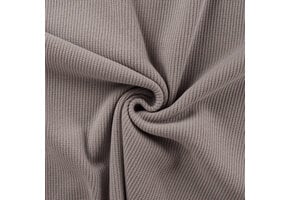 Gebreide Stof Fine Knit Cable Taupe