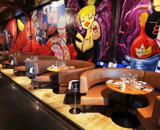 Flame Kunstleer Dakota Light Grey