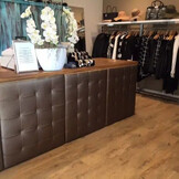 Satin Kunstleer Dark Silver