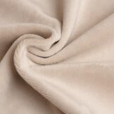 Minky Fleece Plain Licht Beige