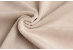 Minky Fleece Plain Licht Beige