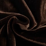 Stretch Fluweel Bruin