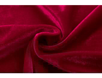 Stretch Fluweel Rood